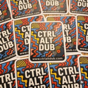 ctrl alt dub street team sticker