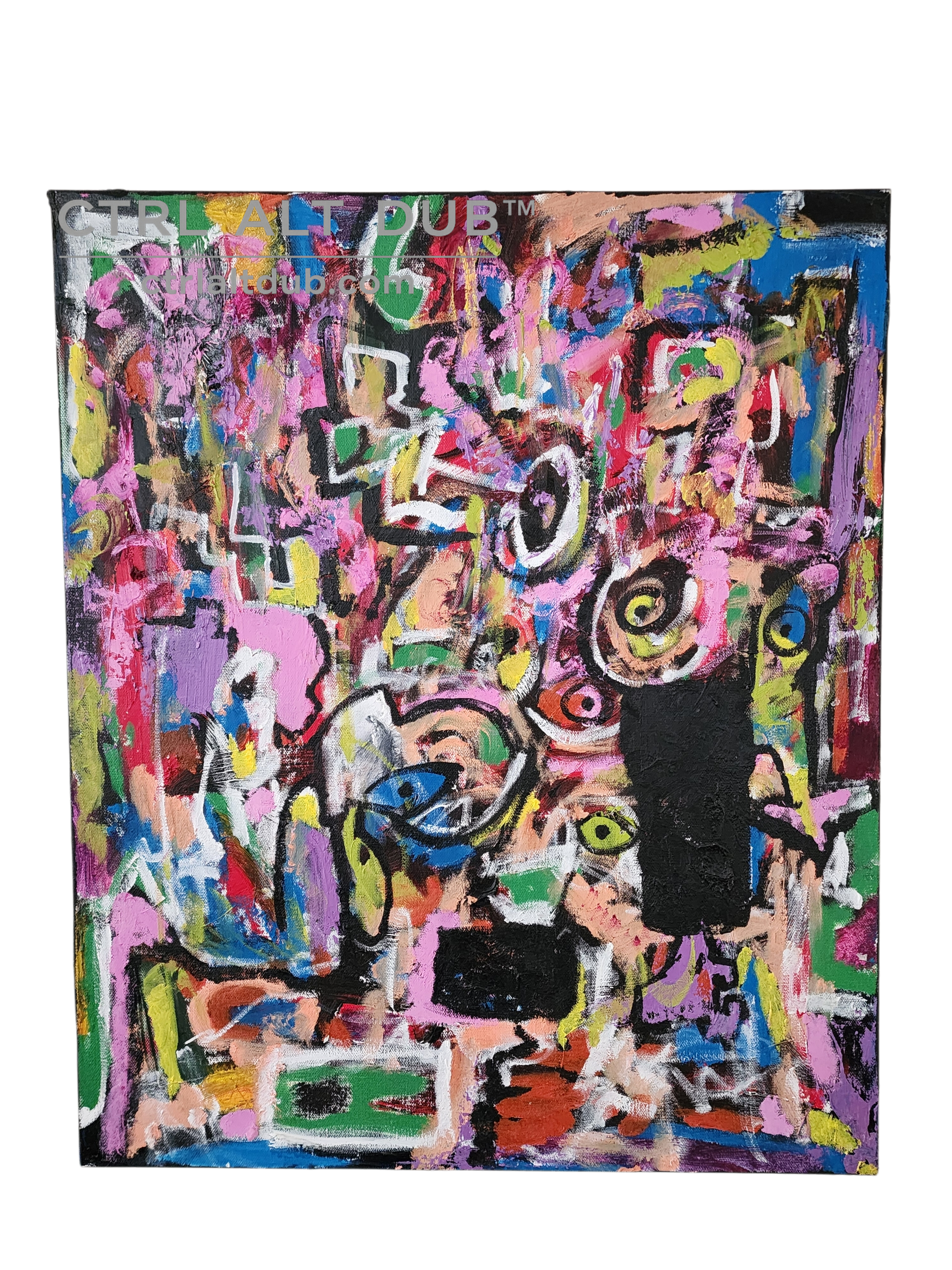 Ctrl Alt Dub original oil painting 20x24 inches