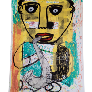 Ctrl Alt Dub original drawing 18x12 inches