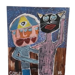 Ctrl Alt Dub Original Mixed Media Painting 20x24 inches